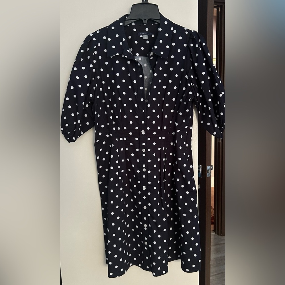 Tommy Hilfiger Black Dress with White Dots